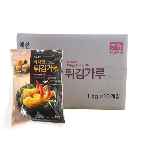 맥선 튀김가루 1kg 10개입 사조 동아원, 10개