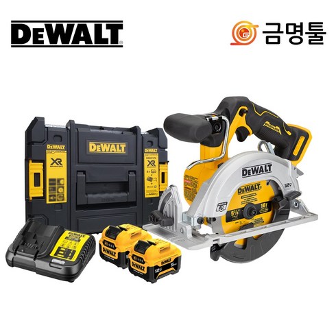 디월트 DCS512J2T 충전원형톱 12V 5.0AH 2팩 5.5인치 BL모터 톱날포함 충전스킬, 1개