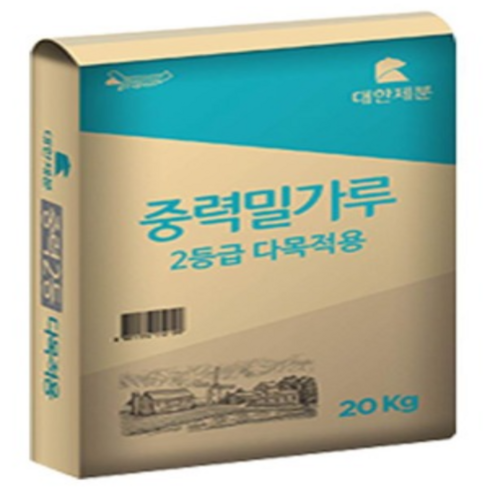 대한제분 중력 밀가루 2등급, 20kg, 1개