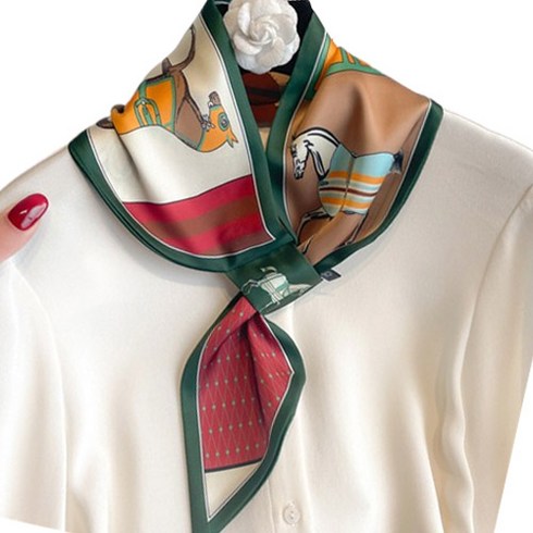 디아픽 3color 고리형 심플 스카프 봄 가을 간절기 쁘띠스카프