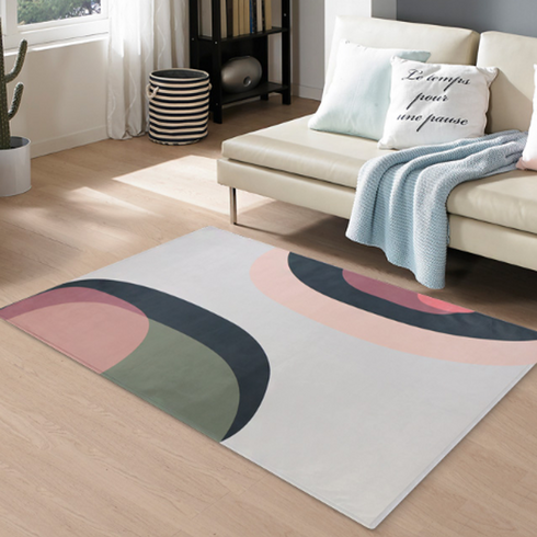 아이방러그 레온 거실러그 거실 방수러그 사계절매트 대형식탁 러그 미니러그 침실