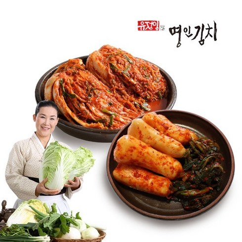 사랑채포기김치6kg총각김치2kg - 아이홈푸드 [식품명인 유정임] 포기김치5kg+총각김치3kg