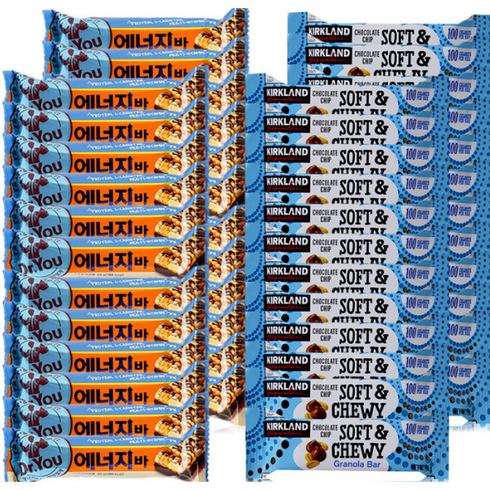 koda에너지바 - 닥터유 에너지바 24개+ 그래놀라바 24개 간식 초코바 코스트코, 1세트