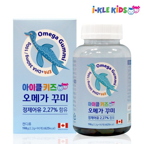 아이클키즈 오메가 꾸미 90, 90정, 1개