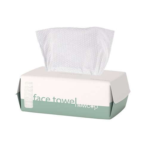 뉴코 순면 100% 페이스 타올, 60매입, 2개