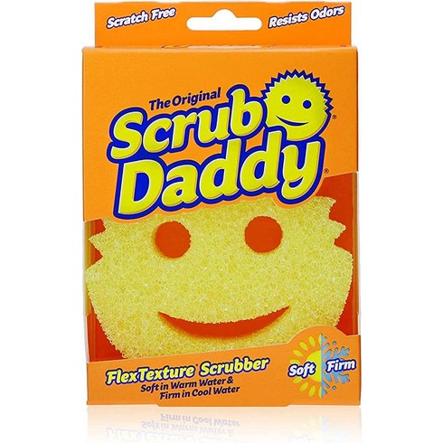 스크럽대디 오리지널 Scrub Daddy 스폰지 버라이어티 팩 - 긁힘 방지 다용도 접시 BPA 프리 및 폴리머 폼으로 제작 얼룩 냄새 주방 (8개) 477581