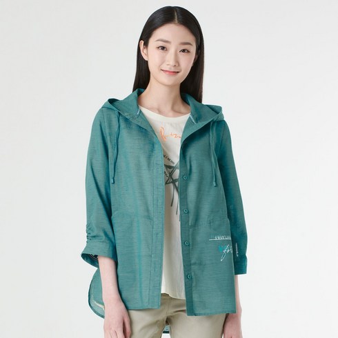 [지센] 린넨 후드 셔츠 LCWSM432-MT