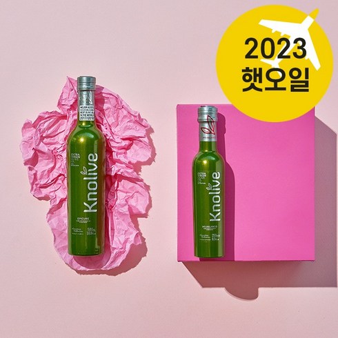 [23년 햇오일] KNOLIVE 널리브 엑스트라 버진 올리브 오일 5종 (개별), 08_오히블랑코_500ml