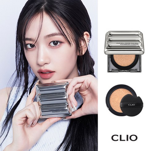 2023년 가성비 최고 클리오쿠션 - 킬커버 더뉴 파운웨어 쿠션 (PADDING CASE) 기획 [본품+리필]+(증정)클리오 립&아이 리무버 31ml, 3 리넨