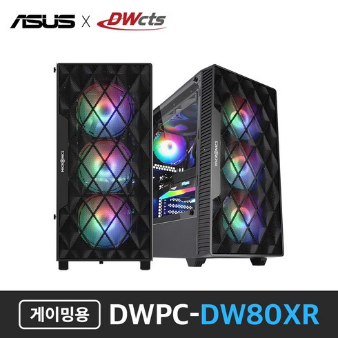 라이젠 5 DW80XR 고성능 게이밍 데스크탑(5600X/8x2GB/500GB/RX6600/B550-PLUS WIFI/M60/650W/AS1년무상) 조립PC, DW80XR+DDR4 3200 8GB x2(16GB), 27인치 게이밍(ASUS_VG27AQ1A), 윈 11 홈 DSP 장착