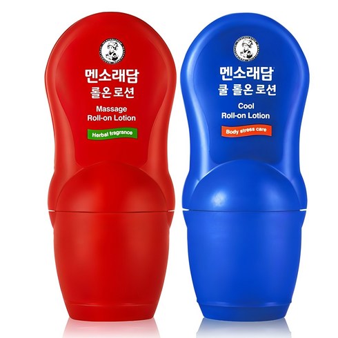 맨소래담 - 멘소래담 롤온 로션 세트 (핫 50ml + 쿨 50ml), 1세트