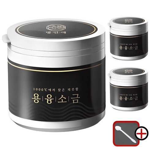 미네랄소금 - 명인애 미네랄 용융소금 500g 3개