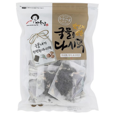 안옥남 맛있게 진한 국물용 다시팩 30p, 510g, 1개