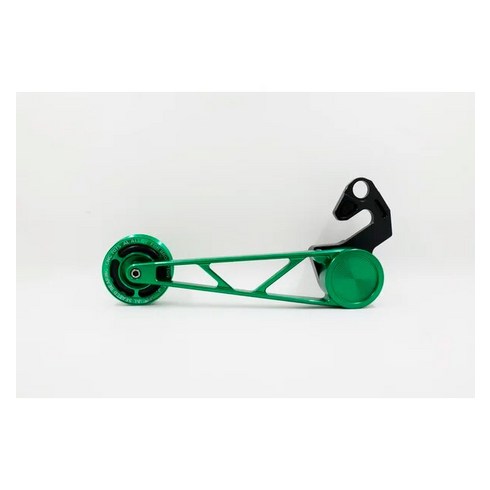 트렉fx2 UnionJack 접이식 자전거 T/Pline 텐셔너 다중 색상 후면 드레일러 금속, Black green