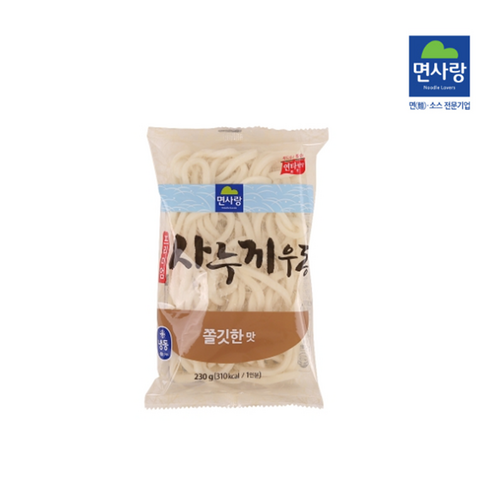 면사랑 사누끼우동 쫄깃한맛, 230g, 15개