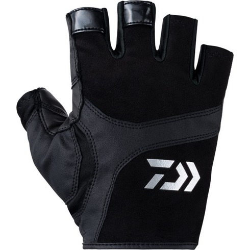 2023년 가성비 최고 다이와장갑 - 다이와 2023 낚시 장갑 손가락 5개 컷 DG-8123 피싱 글러브, 블랙