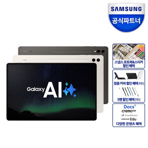 삼성전자 갤럭시탭 S9 울트라, 그라파이트, 256GB, Wi-Fi