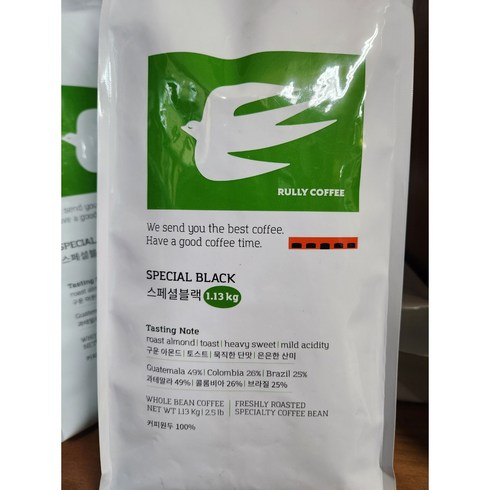 룰리커피 스페셜 블랙 원두커피 1.13kg / 코스트코, 단품, 1개