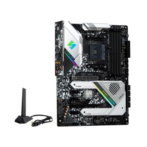 애즈락 X570 스틸 레전드 와이파이 직렬 ATA 6Gbs ATX AMD 마더보드