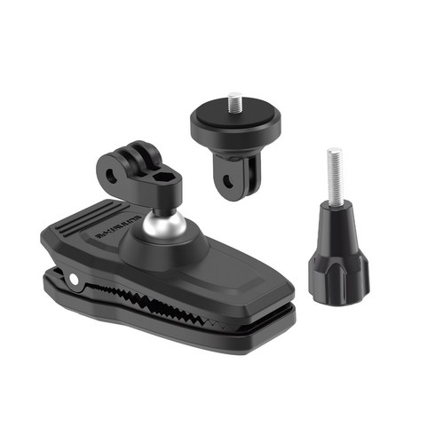 써니라이프 360도 마그네틱 백팩클립 DJI 액션5프로/오즈모포켓3 인스타360 GO3/GO3s X4 고프로 히어로13