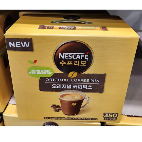 네스카페 수프리모 커피믹스, 11.7g, 350개입, 1개