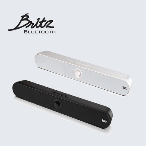 브리츠 BZ-SB8100 휴대용 블루투스 사운드바 스피커, 화이트