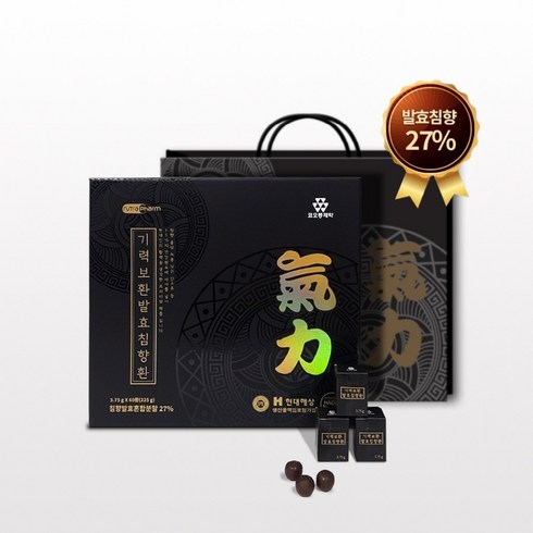 코오롱제약 기력보환 발효침향환 60환, 225g, 1개