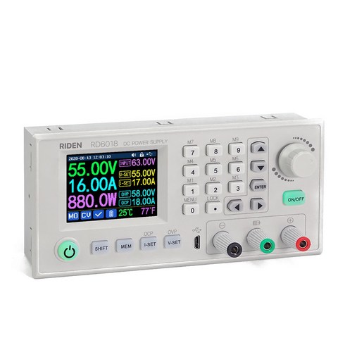 Meterk RD6018 실험 NC 60V DC 스위칭 전원 보전 복원 모듈 RD6018-W (무선 포함) 조절, 1개
