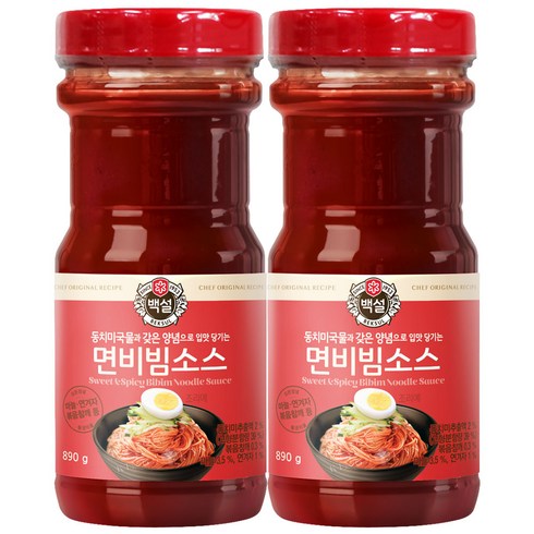 백설면비빔소스 - 백설 면비빔소스, 2개, 890g