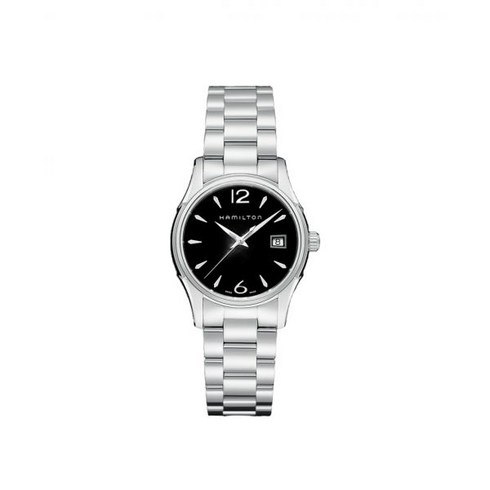 [100%정품] 해밀턴 재즈마스터 레이디 쿼츠 34mm 스테인리스 스틸 블랙 Hamilton Jazzmaster Lady Quartz Stainless Steel Black H32