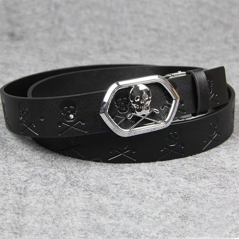 2023년 가성비 최고 어메이징크리 - 골프 남성 골프 벨트 스포츠 벨트 양면사용 가죽 벨트, 110cm, 검은색