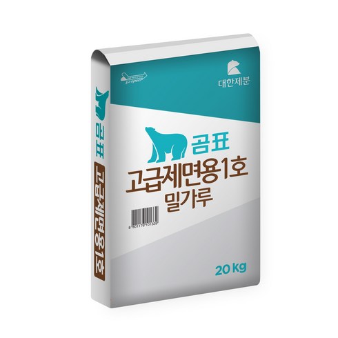 밀가루20킬로 가격 - 곰표 고급제면용 1호 중력밀가루, 20kg, 1개