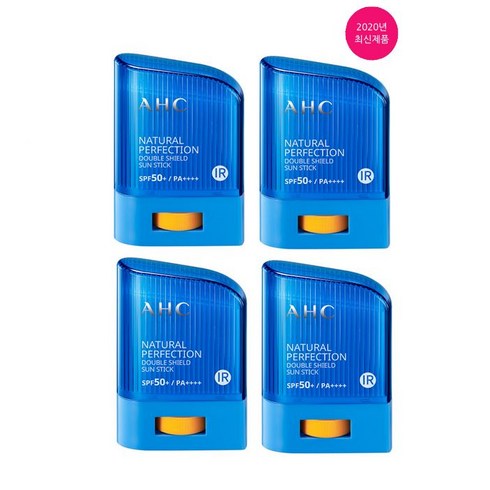 AHC 내추럴 퍼펙션 더블 쉴드 선스틱 SPF50+/PA++++, 14g, 4개