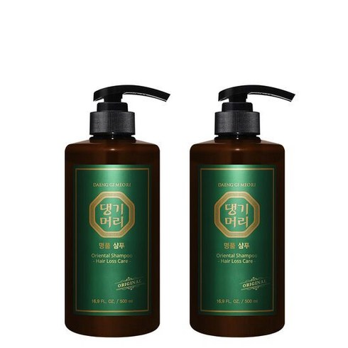 댕기머리 오리지널 명품 샴푸 500mL, 2개