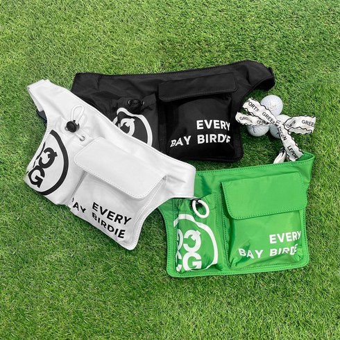 2023년 가성비 최고 여성골프힙색 - 그린퀸 여성용 럭스골프 버디 벨트백 힙색 파우치 GQACC004, free, 화이트, 1개