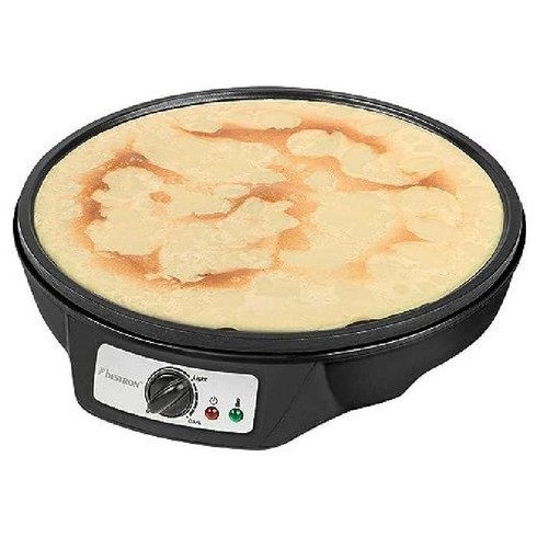크레페 메이커 크레페만들기 30cm 포함 반죽 스프레더 1000W 독일 내수용 검정색, 검은색, 1개