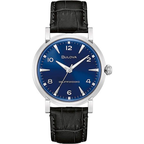 부로바 bulova 클래식 스테인레스 스틸 오토매틱 남성 시계 - Original Box - Super Deal