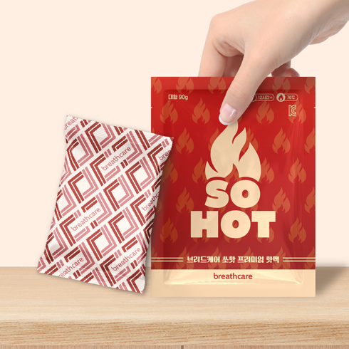 2023년 가성비 최고 핫앤핫핫팩 - 브리드케어 쏘핫 프리미엄 포켓형 핫팩 20개입, 1개