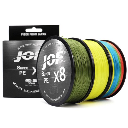 2023년 가성비 최고 스퀴드매니아합사 - 오늘출발 Jof 8합사 500M 0.6호/0.8호 선상 쭈꾸미 갑오징어 쭈갑 전용합사, 오렌지