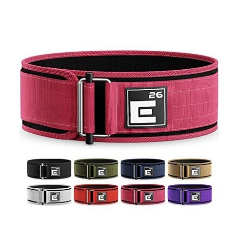 Element 26 잠금식 역도벨트 남녀 트레이닝벨트, Extra Small_Miami Pink
