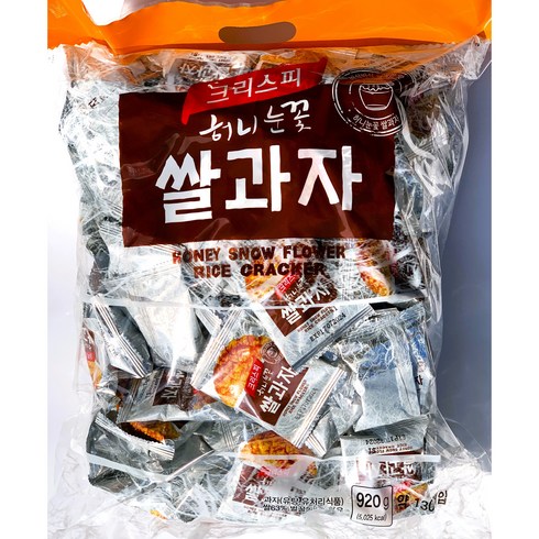 크리스피 허니 눈꽃 쌀과자 box(1kg x 4개), 1박스