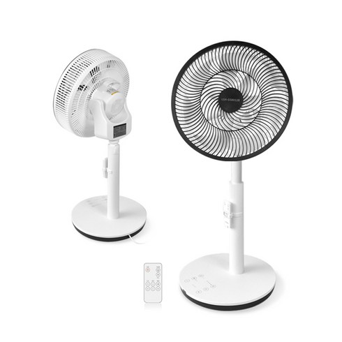 LG 에어컨 뷰2서큘레이터 2대 - FORLG 3D입체 회전 서큘레이터형 리모컨 선풍기, LGA-GS8012R