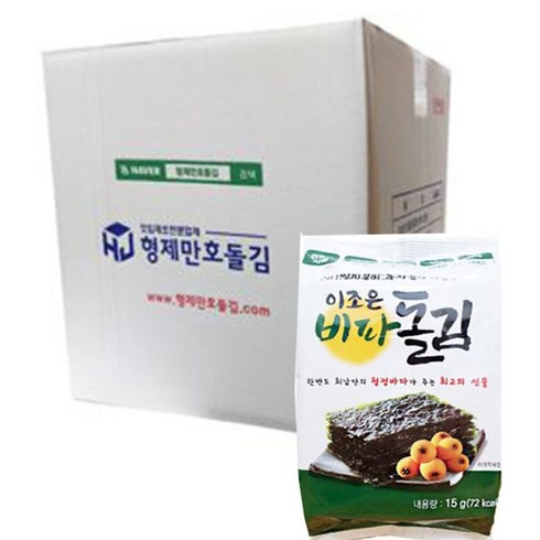 면)돌김20p지함 - 비파 돌김 식탁용(15g) X 30봉, 30개