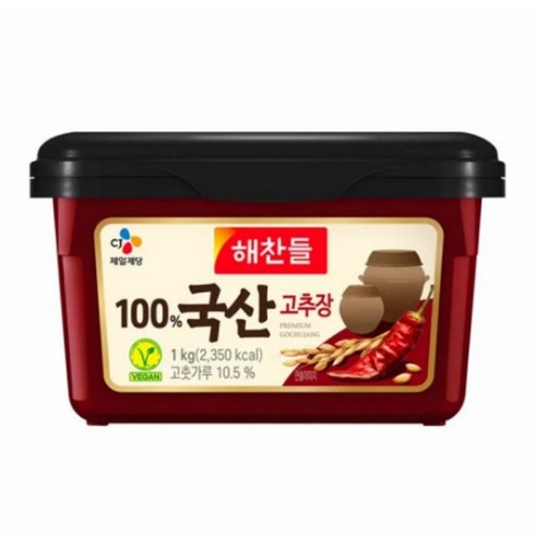 해찬들국산고추장 - 해찬들 국산 고추장, 1개, 1kg