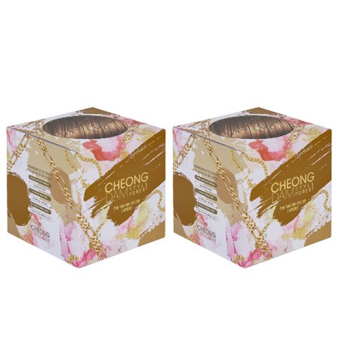 청담스타일 포레스트 더 살롱 컬러 엑스퍼트 자연 갈색 x 2개