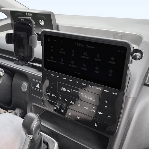 픽스 스타리아 차량용 핸드폰 충전거치대 세트, 마운트+연장바+충전거치대