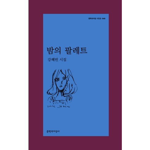 강미정시집 - 밤의 팔레트:강혜빈 시집, 문학과지성사, 강혜빈