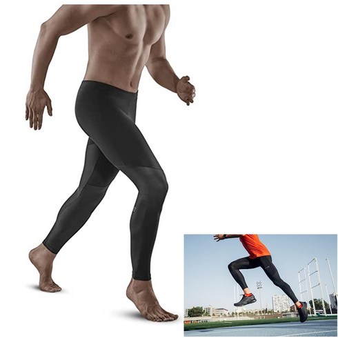 CEP Ultralight Tights Black Men/울트라 라이트 남성 타이츠/고품질/시원하고 얇고 가벼움