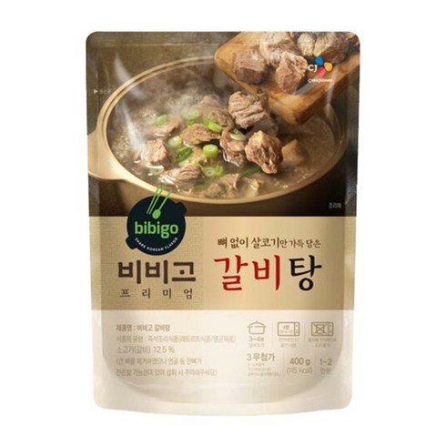 비비고 갈비탕, 400g, 7개