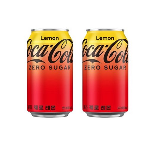 코카콜라 제로 레몬 355ml, 24개